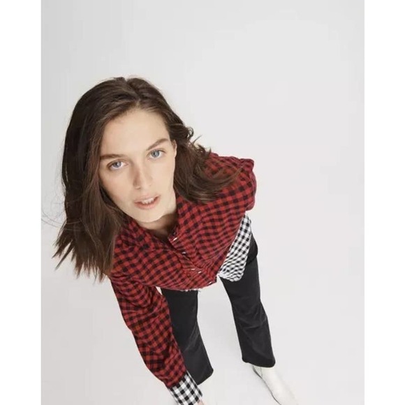 Rag & Bone S Birdie Shirt Gingham Button-Down - Picture 4 of 11